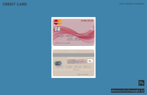 Beispielvorschau der Suriname Centrale Bank van Suriname Mastercard